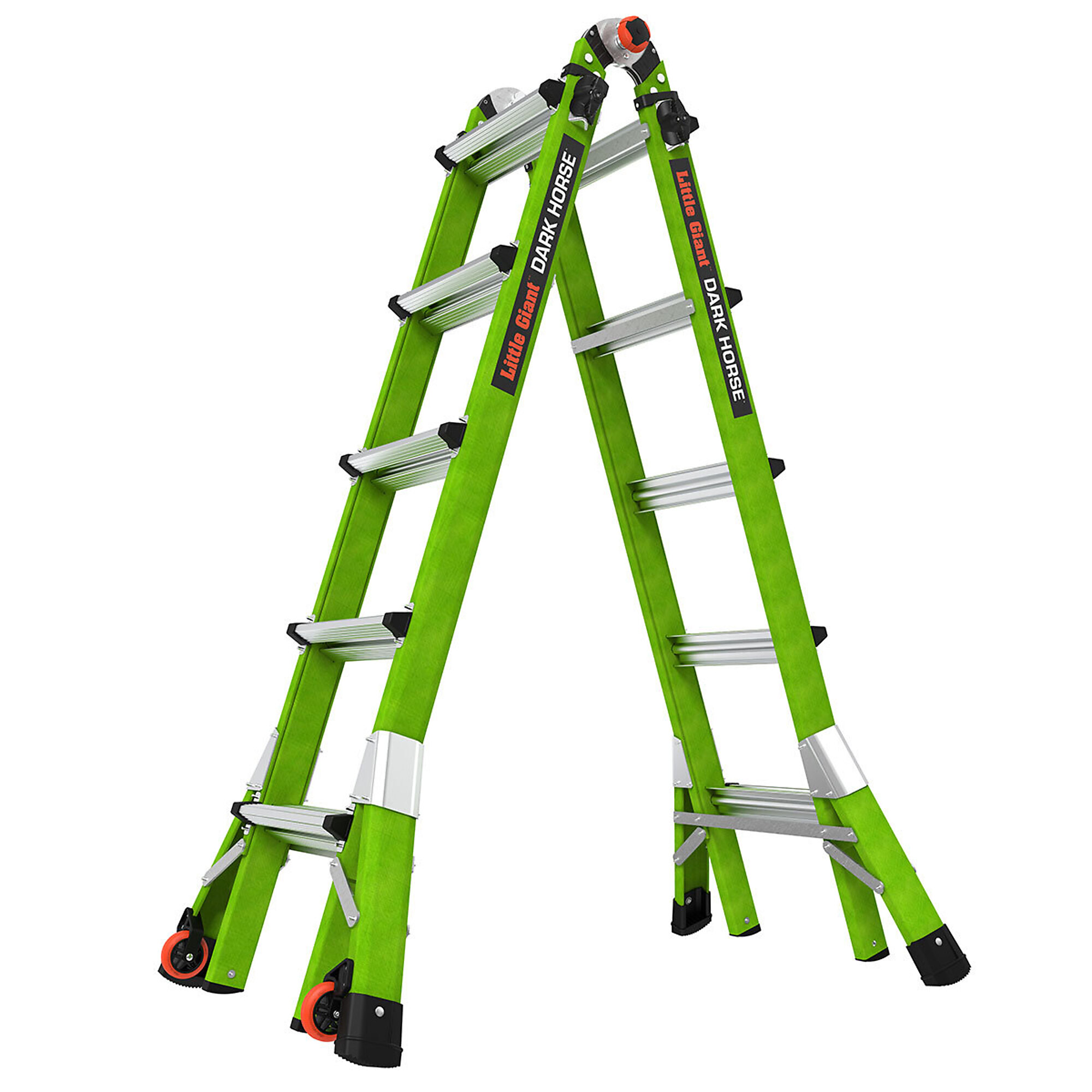 Little Giant Ladder, DARK HORSE 22 300lb Fiberglass Articula Ext Ladder, Height 22 ft, Capacity 300 lb, Material Fiberglass, Model# 16122-001
